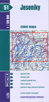 TM(51)-Jeseníky /zimní mapa/