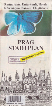 Prag stadtplan, Map of Prague