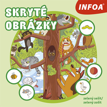 Skryté obrázky - zelený sešit/zelený zošit