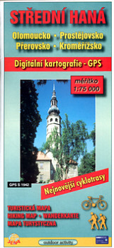 Střední Haná 1:75 000     Olomoucko, Prostějovsko, Přerovsko, Kroměřížsko