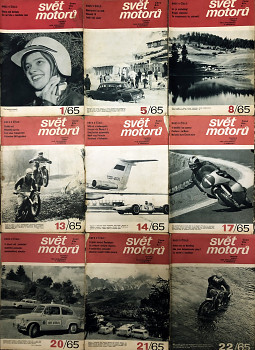 Svět motorů – XIX. ročník (1965) NEKOMPLETNÍ, nesvázané