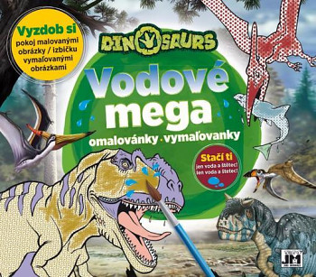 Dinosauři - Vodové mega omalovánky