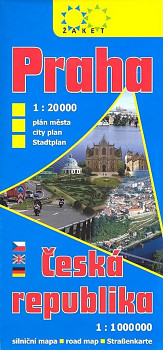 Praha 1: 20 000 Česká republika 1: 1 000 000