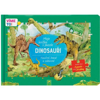 Moje knížka s puzzle DINOSAUŘI