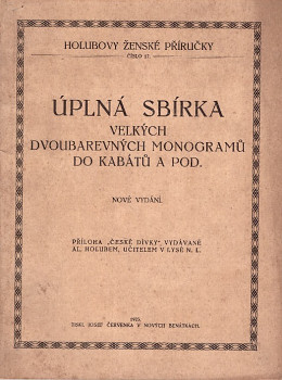 Úplná sbírka velkých dvoubarevných monogramů