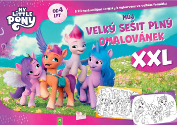 My Little Pony Můj velký sešit plný omalovánek XXL