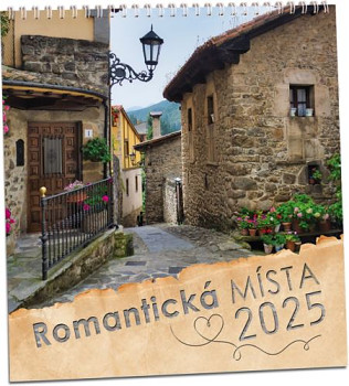 Kalendář Romantická místa 2025