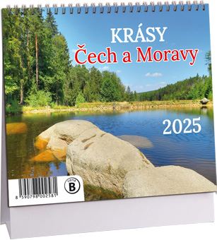 Kalendář Krásy Čech a Moravy mini 2025