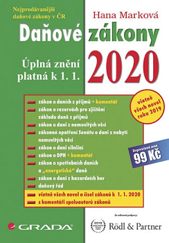 Daňové zákony 2020 - Úplná znění k 1. 1. 2020