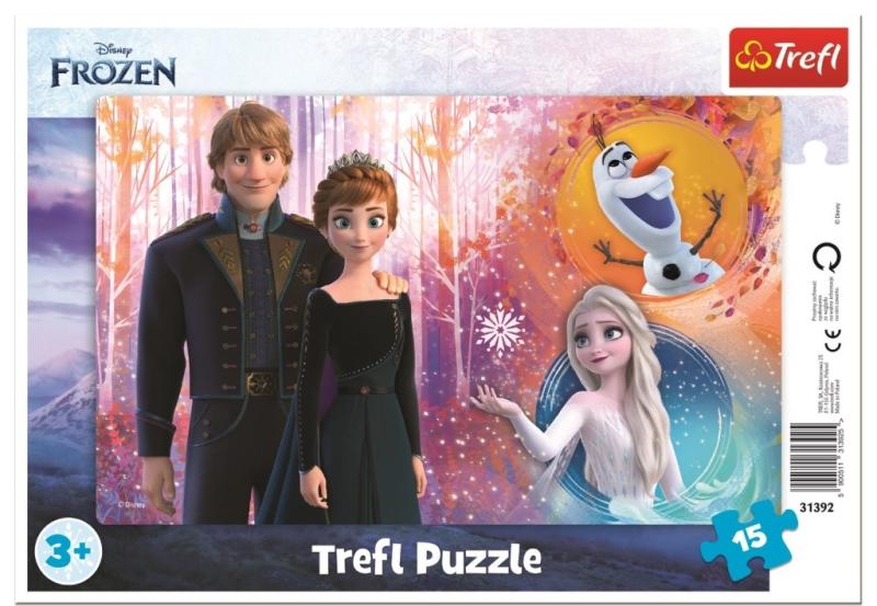 Trefl Puzzle Frozen - Šťastné vzpomínky / 15 dílků
