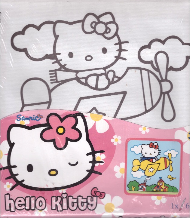 Malování na plátno Hello Kitty