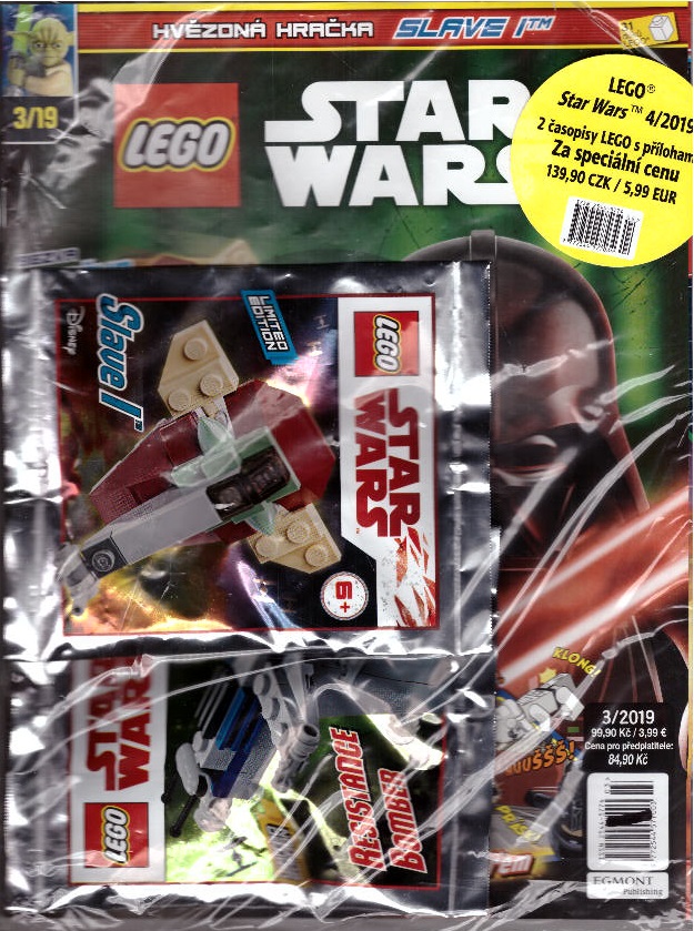 Lego Star Wars 4/2019 -2 časopisy  2/19 a 3/19