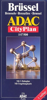 Brüssel ADAC City Plan 1: 17 500