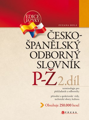 Česko-španělský odborný slovník – 2. díl P–Ž