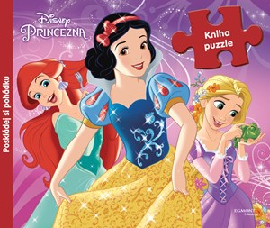Princezny kniha s puzzle