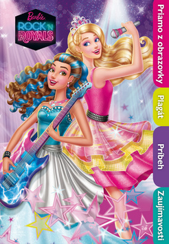 Barbie Rock n´ Royals knižka s plagátom