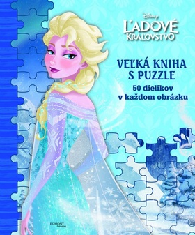 Ľadové kráľovstvo Veľká kniha s puzzle