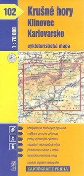 Cyklomapa (102) - Krušné hory, Klínovec, Karlovarsko